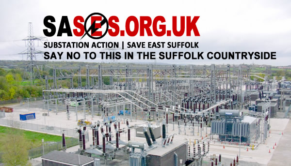 No Substation in Friston. Say not to industrialisation of the Suffolk Countryside.