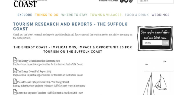 Suffolk Coast DMO - Energy projects could damage Suffolk coast tourism.
